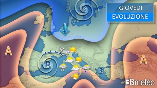 Meteo giovedì
