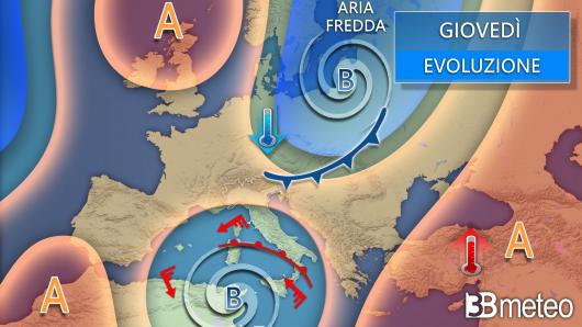 Meteo giovedì