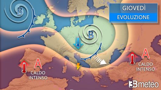 Meteo giovedì