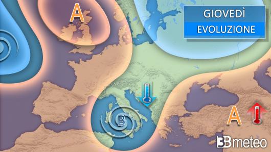 Meteo giovedì