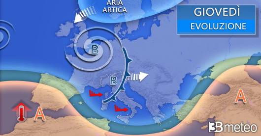 Meteo giovedì