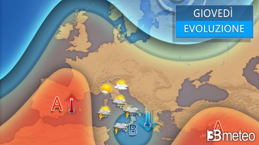 Meteo giovedì 9 maggio