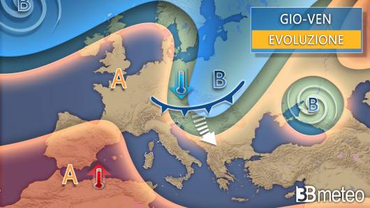 Meteo giovedì-venerdì