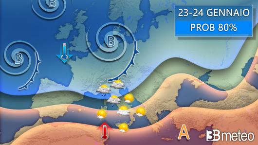 Meteo giovedì-venerdì