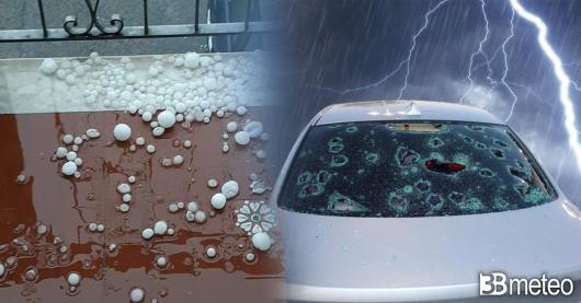 Meteo - Grandine grossa sempre più frequente al nord Italia, siamo un record europeo