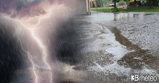 Meteo, imminente peggioramento con forti temporali, nubifragi e grandine