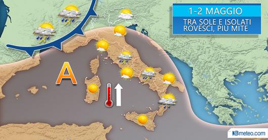 Meteo inizio maggio