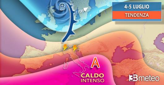 Meteo inizio prossima settimana