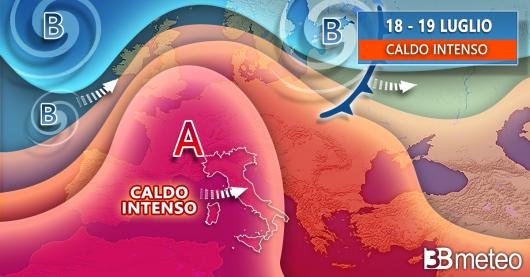 Meteo inizio prossima settimana