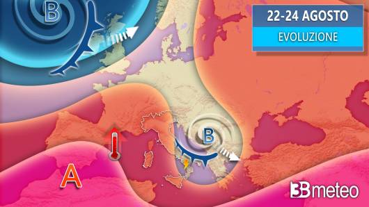 Meteo inizio settimana, nuovi temporali in arrivo