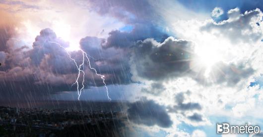 Meteo - Instabile martedì con piogge e temporali