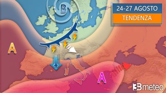 Meteo - Ipotesi sulla fine dell'ondata di calore (da confermare)