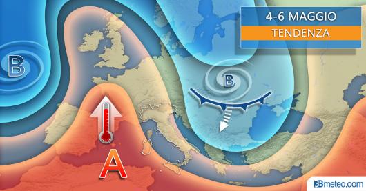 Meteo Italia 4-6 maggio