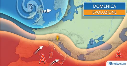 Meteo Italia domenica