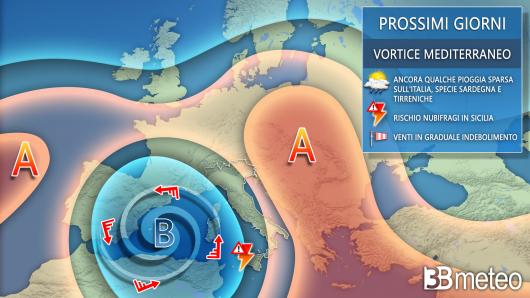 Meteo Italia-Europa evoluzione prossimi giorni e San Martino