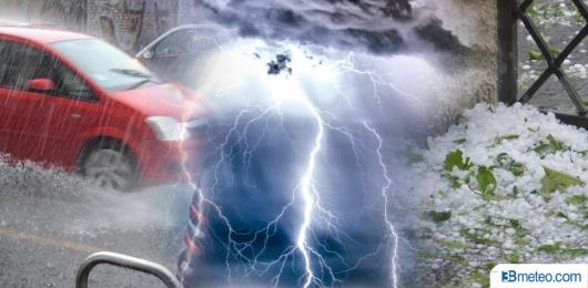 Meteo Italia: forti temporali con grandine, nubifragi e allagamenti