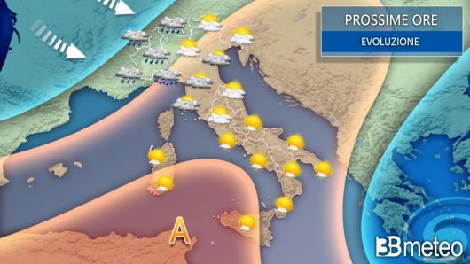 Meteo Italia giovedì