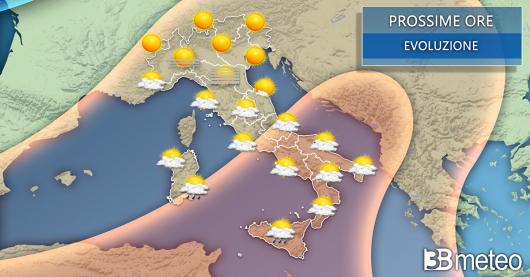 Meteo Italia giovedì