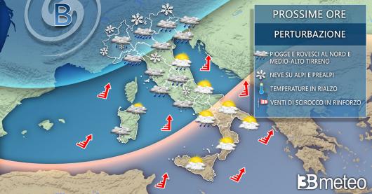 Meteo Italia giovedì