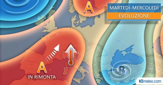 Meteo Italia: la situazione prevista
