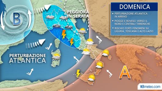 Meteo Italia: la situazione prevista domenica 22 settembre
