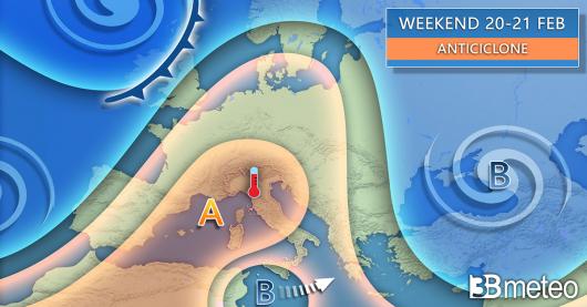 Meteo Italia: la situazione prevista nel weekend