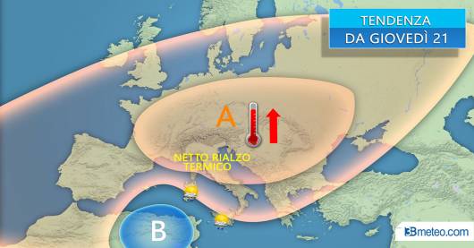 Meteo Italia: la tendenza per i prossimi giorni