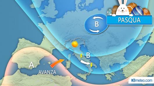 Meteo Italia: la tendenza per Pasqua