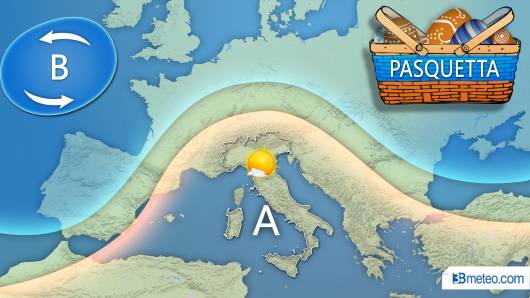 Meteo Italia: la tendenza per Pasquetta
