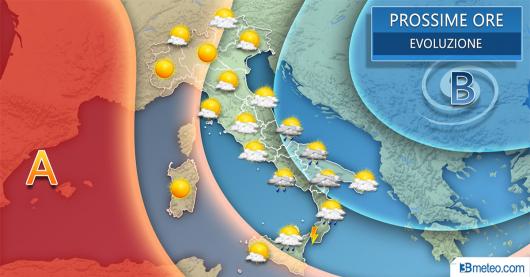 Meteo Italia lunedì