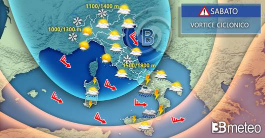 Meteo Italia sabato
