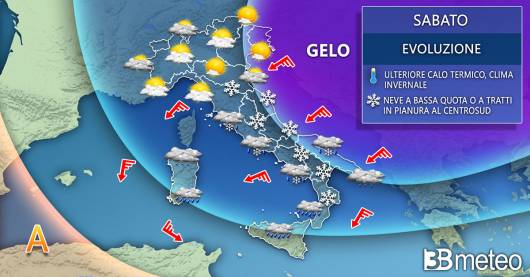 Meteo Italia sabato