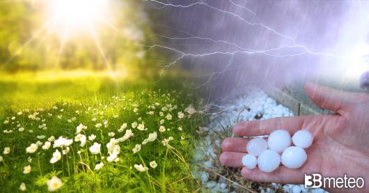 Meteo Italia, tra sole e temporali anche forti
