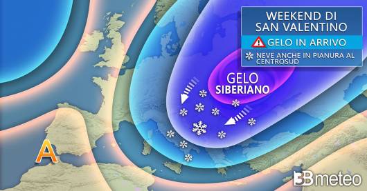 Meteo Italia weekend San Valentino