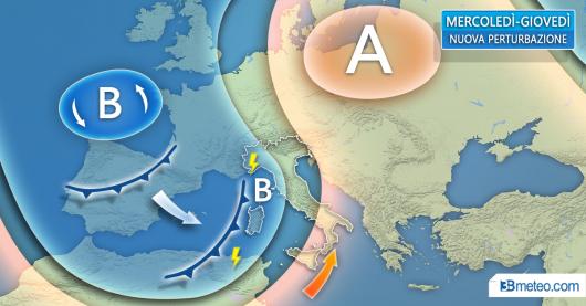 Meteo: la situazione generale attesa in Europa ed in Italia