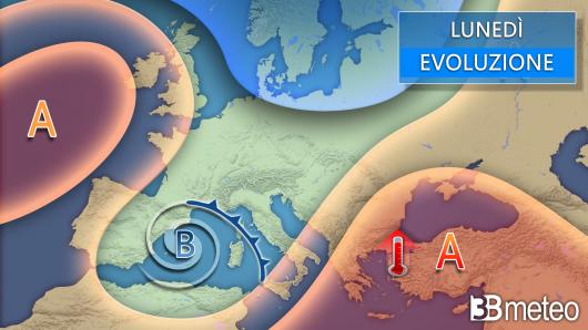 Meteo lunedì