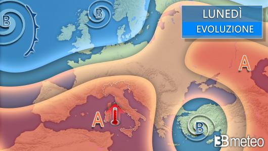 meteo lunedì