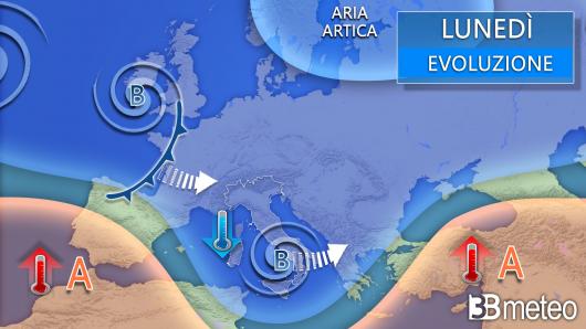 Meteo lunedì