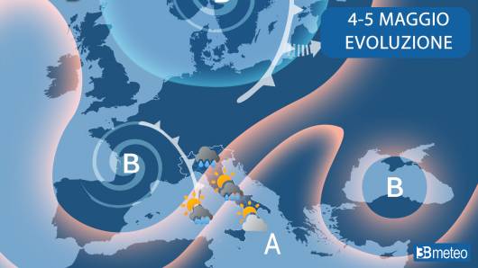 Meteo lunedì-martedì