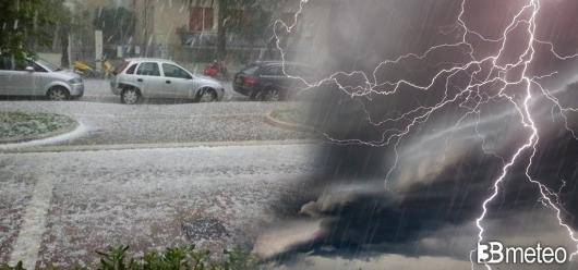 Meteo, maltempo diffuso con temporali, grandine e venti forti di Bora