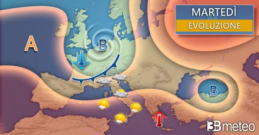 Meteo martedì 1 ottobre