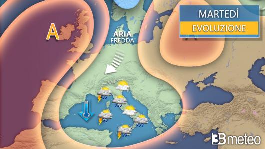 Meteo martedì 12 novembre