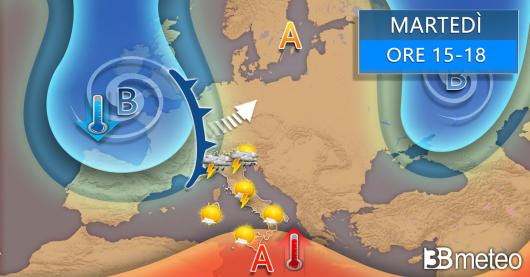Meteo martedì 14 maggio