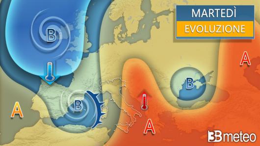 Meteo martedì 30 aprile