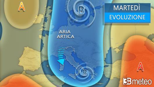 Meteo martedì