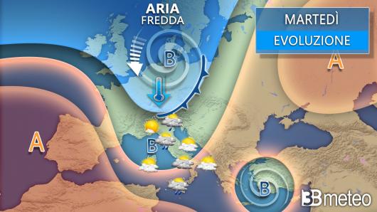 Meteo martedì