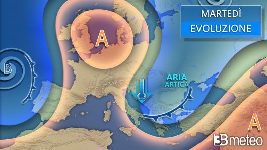 Meteo martedì