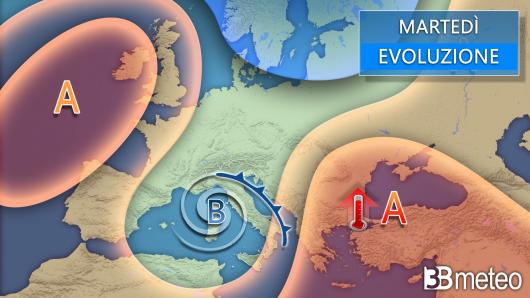 Meteo martedì