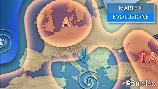Meteo martedì