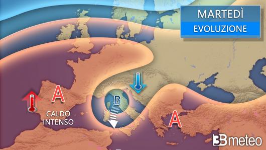 Meteo martedì